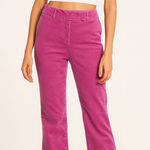Lilly Pulitzer  High Rise Vintage Corduroy Bootcut Straight Pants Pink 4 Photo 0