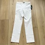 Ralph Lauren NWT Lauren Stretch White Straight Leg Pants Size 2 NEW Photo 1