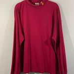 Disney Vintage Women's Dark Red Winnie The Pooh Embroidered Turtleneck Size XXL Photo 0