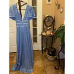 Women's FAERIESTY Dress XS Blue Sequin Photo 6