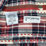 North Crest Vtg 90s Red Gingham Apple Button Down Shirt 2X Teacher School Size XXL Photo 10