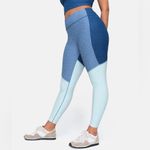 Outdoor Voices Blue Tri Tone 7/8 Warmup Athletic Leggings Medium Photo 7