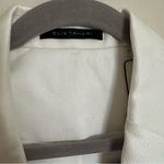 Elie Tahari  NWT Sky White Blazer Vest Top Jacket Women’s Size M / S Photo 2