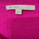 Gap Women's Striped Sequin Cardigan in Electric Fuschia Size M Photo 3