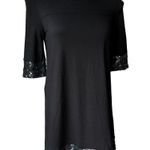 Juicy Couture  Sequin Trim Night Out Shift Dress, Sz S Photo 1