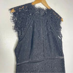Bardot  Artizia Medium High Neck Cocktail Lace Panel Dress In Black Size 8 Photo 4