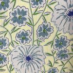 April Cornell Maxi Skirt Womens Small Blue Yellow Floral‎ Boho Buttons Stretch S Photo 5