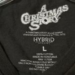 Hybrid Apparel A Christmas Story graphic Black T-Shirt size L Photo 2
