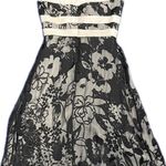 IvaNova Boutique Lace Overlay Strapless Elegant Black and Dress Size 6 Photo 1