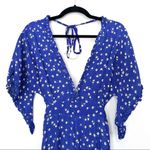 Faithfull the Brand La Villa Floral Jumpsuit Cobalt Betina Floral Size 4 Small Photo 5