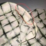 COS • 100% Silk Print Blouse **SEE MEASUREMENTS** Off-White Green Oversized Photo 11