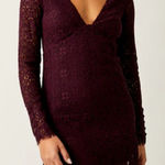 Free People #18 NWOT  Honey Honey Mini Dress in Potent Purple Photo 0