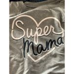 A glow maternity super mama pull over sweat shirt size xl maternity Gray Photo 2