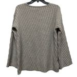 Ann Taylor Women’s Small Pullover Sweater Gray Scoop Neck Textured Wool Alpaca Photo 4