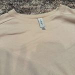 Varley Cropped Crewneck Sweatshirt w/ Tie Cuff Sleeves Neutral Osprey Photo 5