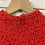 Anthropologie  Hi There from Karen Walker Angie Collared Lace Dress - Red - 4 Photo 8