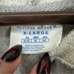 Champion  Cropped Pullover Hoodie Reverse Weave Womens XL Grey Photo 5