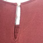 Ann Taylor  Women’s Burgundy Flowy Balloon Sleeve Blouse Size XS Photo 4