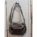 Elle  Bronze Metallic Crossbody Bag Purse Handbag‎ Small Designer Photo 1