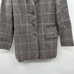Escada Sport Plaid Blazer Jacket‎ Women's Size 40 Gray Checkered Career Photo 2