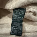 Ralph Lauren Lauren Size M Natural Oatmeal Linen Cotton Shirt Dress Button Knee Photo 5