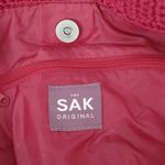 The Sak Original Red Woven Shoulder Bag Purse Photo 1