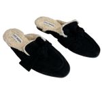 Steve Madden  Genuine Black Shearling Mule Size 6.5 New Photo 1