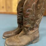 She Sole Brown embroidered cowgirl boots Photo 0