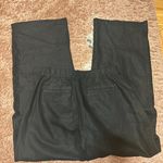 Gap 365 High Rise Linen Blend Wide-Leg Trousers Black, Women's Size 6 Photo 4