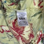 Fresh Produce T-Shirt Yellow Floral Flamingo Print Tropical Vacation Tee Size S Photo 6