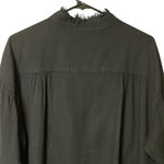 Raquel Allegra Black Gauze Poet Button Photo 7