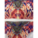 True Colours by La Moda Womens 2PC Embellished Bikini Swimsuit L Red Size L Photo 4