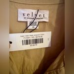 NWT | Velvet by Graham & Spencer | Saylor Cotton Poplin Jumpsuit, Size XS Tan Photo 5
