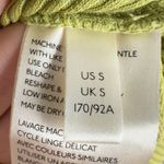 Free People Ribbed Button Front Tank Top Lime Green Cropped Fitted S Photo 5