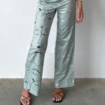Princess Polly “Face It” Pants Green Women's Pants Photo 0