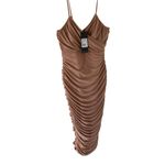 Elliatt  NEW Pippa Ruched Dress in Nude Photo 5