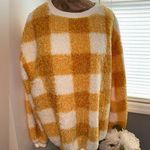 Love + Harmony  Checkered Sherpa Pullover M/L Photo 0