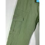 Cider  Alessia Green Cargo Jeans L NWT Photo 2
