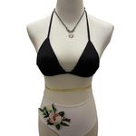 frankie's bikinis Frankie’s bikinis black Brie triangle top Photo 5