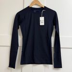 FIGS  Salta Seamless Longsleeve Underscrub in Navy, Size X-Small Photo 4