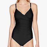 Calvin Klein V-neck Twist Front Tummy Control One Piece Swimsuit 8 M Photo 5