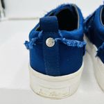 Sam Edelman Womens Levine Satin Fringe Elastic Slip-On Sneakers Blue Size 6.5 Photo 10