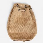 Boho Hobo Minimalist Chic Hippie Hipster Woven Burlap Sac Backpack Bucket Beach Basket Bag Rope Straps Brown Photo 0