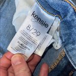 Kensie Light Blue Straight Leg Jeans Photo 3