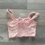 Wild Fable Pink Floral Lace Corset Crop Tank Top Size XS Photo 3