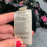 Free People lighten up Black and Pink Floral Long Sleeve Dress Photo 9