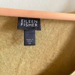 Eileen Fisher  100% LINEN OLIVE GREEN SHORT SLEEVE BOAT‎ NECK MINI DRESS S… Photo 1