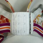 Cacique 42D Bra Boost Plunge Underwired Lightly Lined Cotton Blend Floral Womens Photo 6