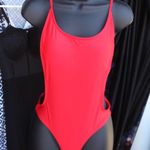 Sunny Co Clothing Red One Piece Bathing Suit Photo 0