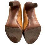 Michael Kors Women’s Honey Tan Peep Toe Heels Size 6.5 WORN ONCE Photo 6